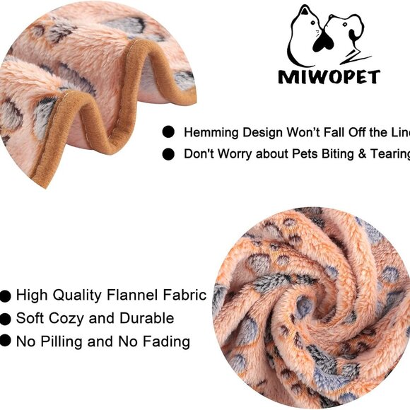 3 Pack Cat and Dog Blanket Soft & Warm Fleece Flannel Sleep Mat, Great P… - Picture 2 of 6